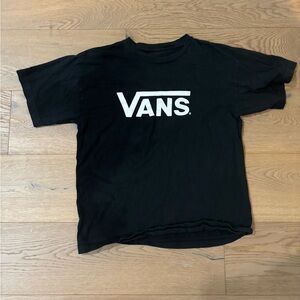ALL BLACK VANS LOGO T-SHIRT